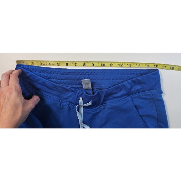 Figs technical collection  blue sz L drawstring waist joggers cargo pockets - Picture 7 of 8